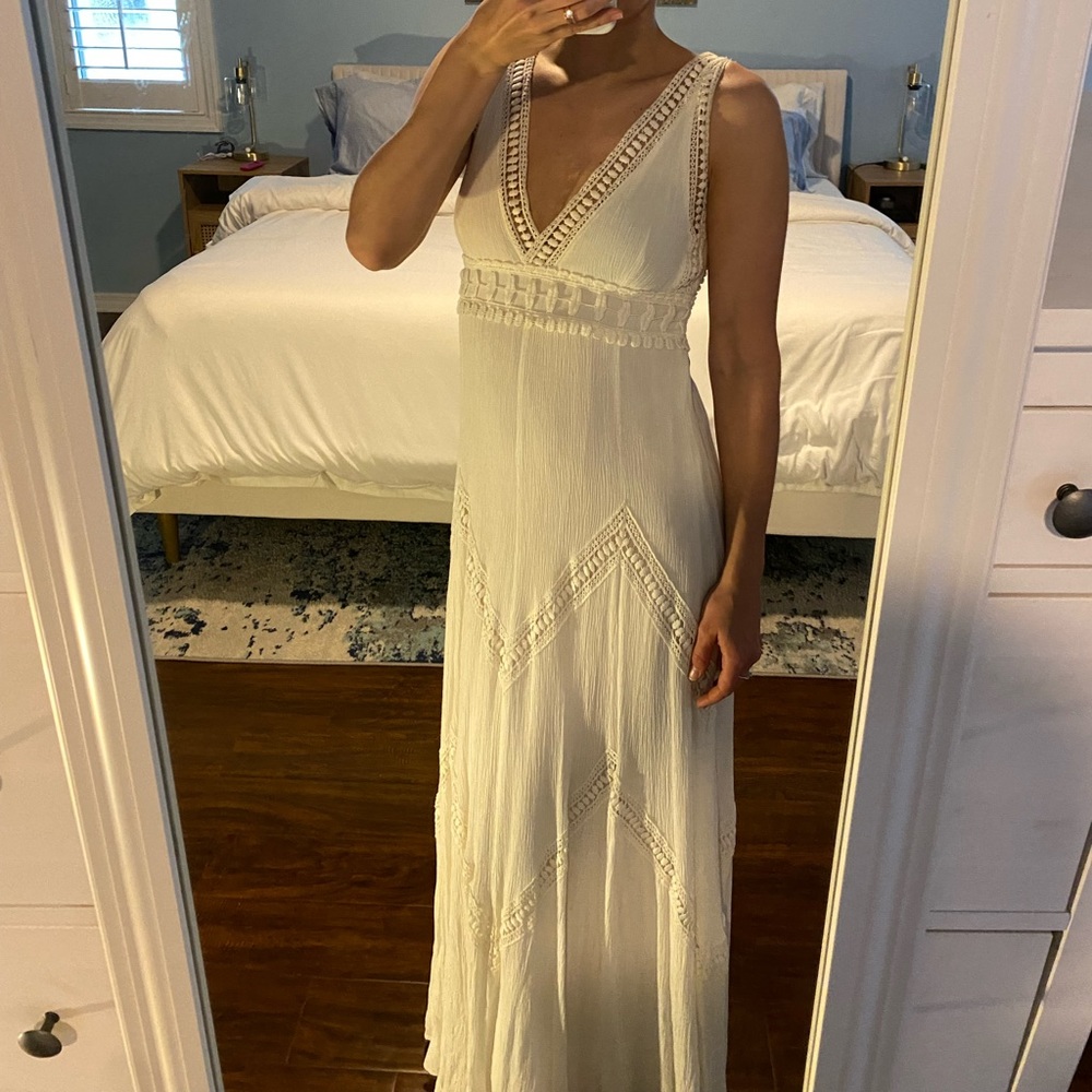 White Maxi Dress, Chelsea & Violet